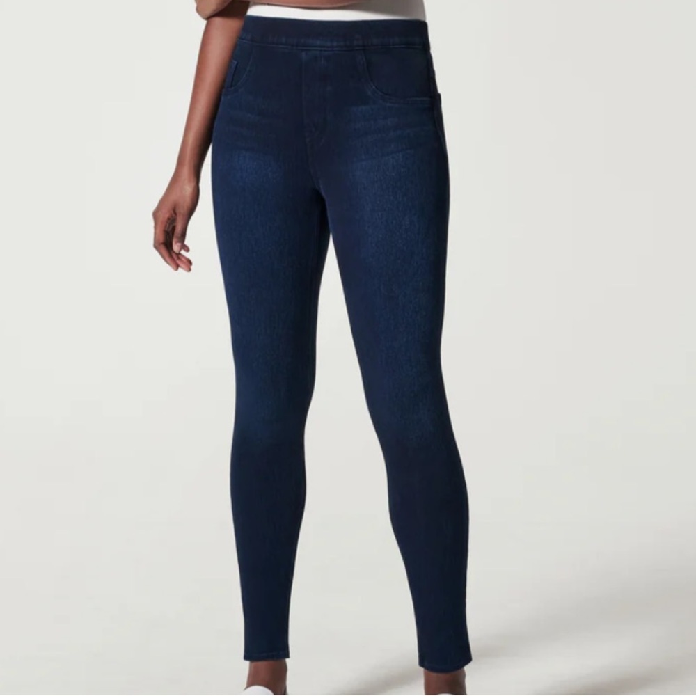 EUC SPANX Jean-ish Leggings Small Retail $98.00